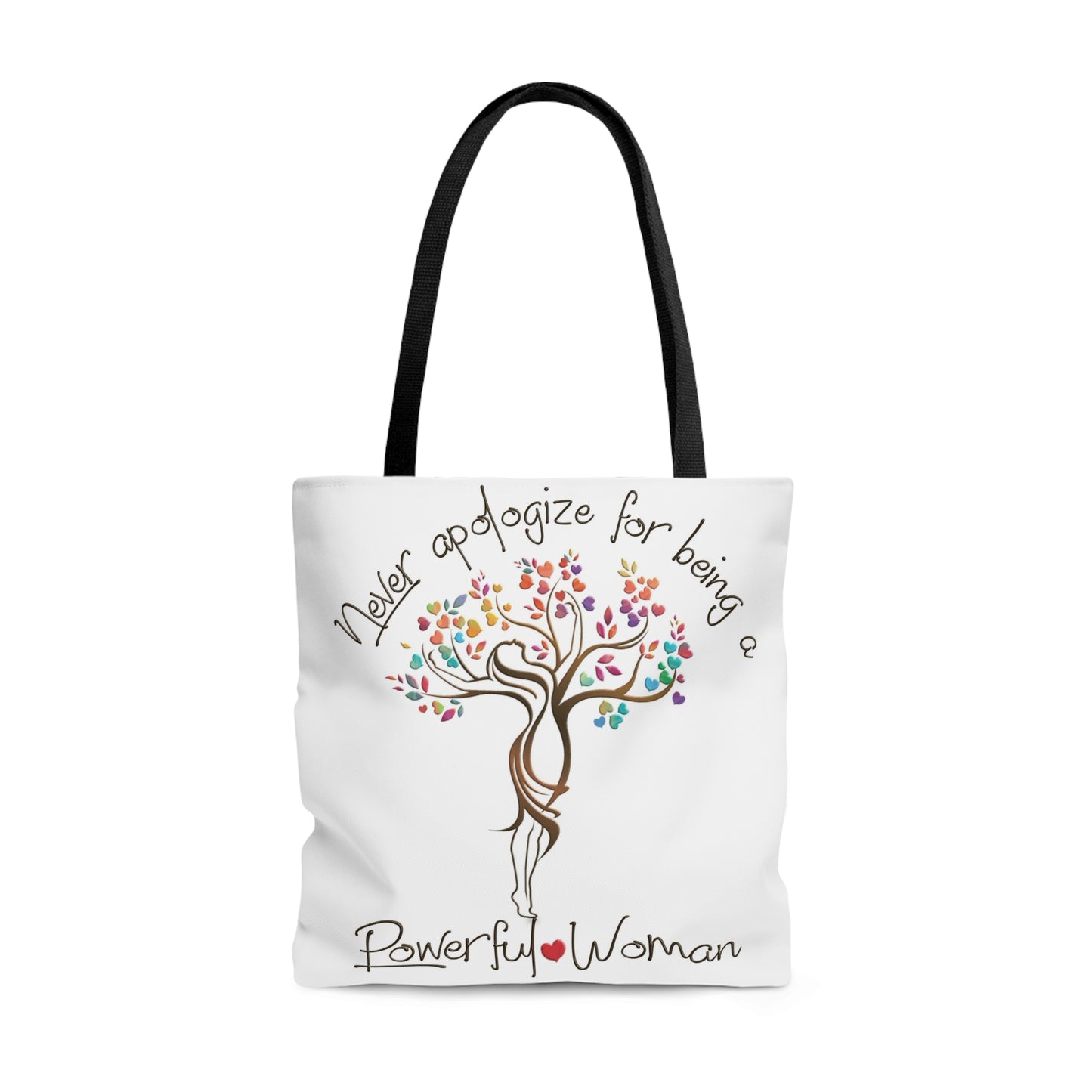 Never Apologize Tote Bag