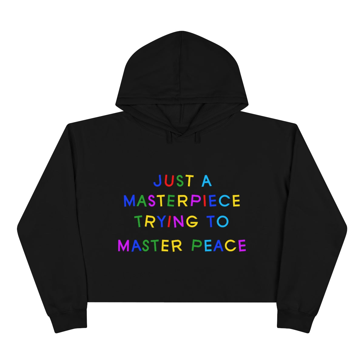 Master Peace Crop Hoodie