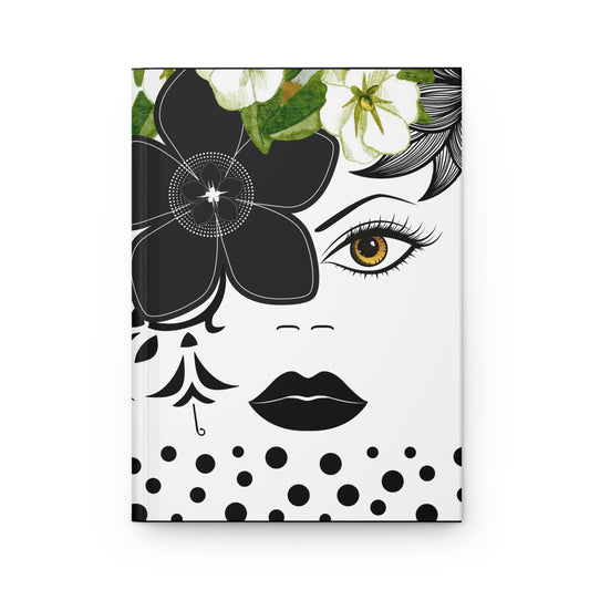 Queen Black & White Hardcover Journal Matte