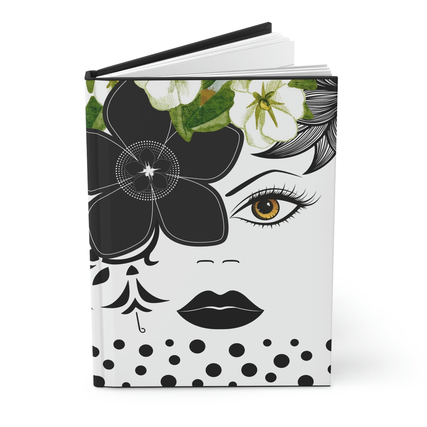 Queen Black & White Hardcover Journal Matte