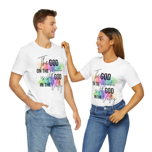 GOD & The Mountain Unisex Jersey Short Sleeve Tee