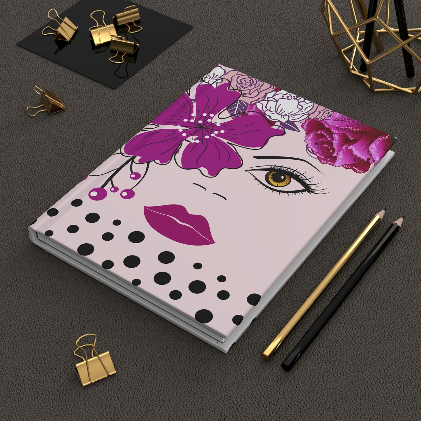 Queen Purple Hardcover Journal Matte