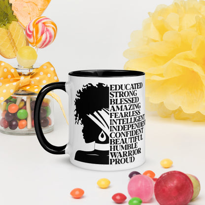 “I AM All These Things” Mug with Color Inside