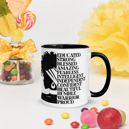 “I AM All These Things” Mug with Color Inside