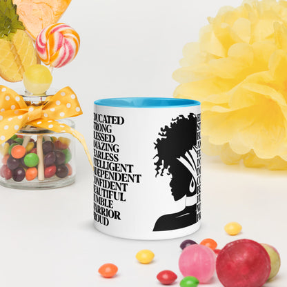 “I AM All These Things” Mug with Color Inside