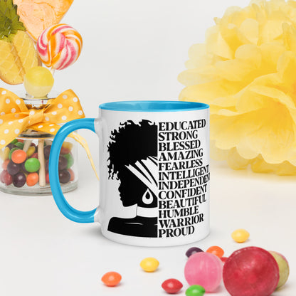 “I AM All These Things” Mug with Color Inside