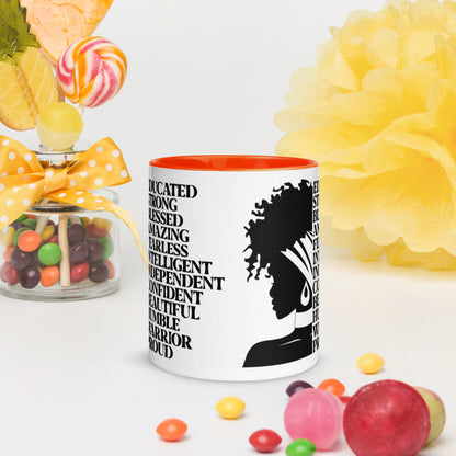 “I AM All These Things” Mug with Color Inside