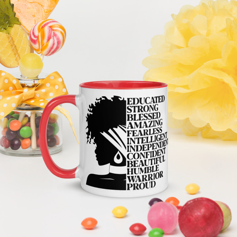 “I AM All These Things” Mug with Color Inside