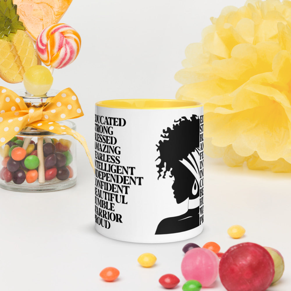 “I AM All These Things” Mug with Color Inside