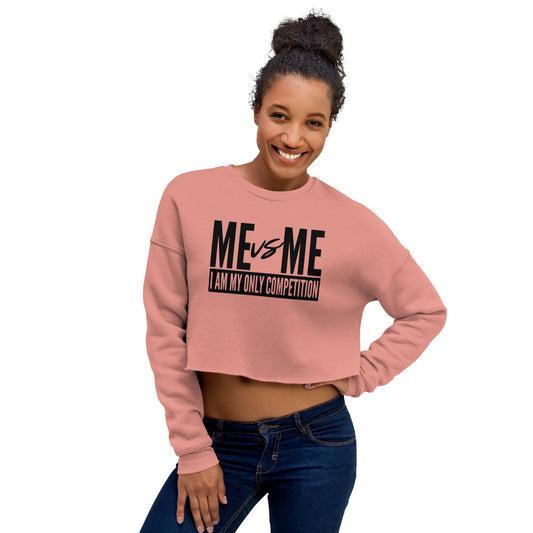 Me vs Me Crop Sweatshirt